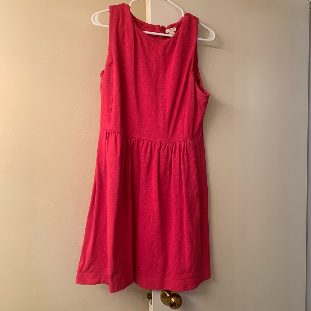 J Crew Factory Dress in bright pink XL